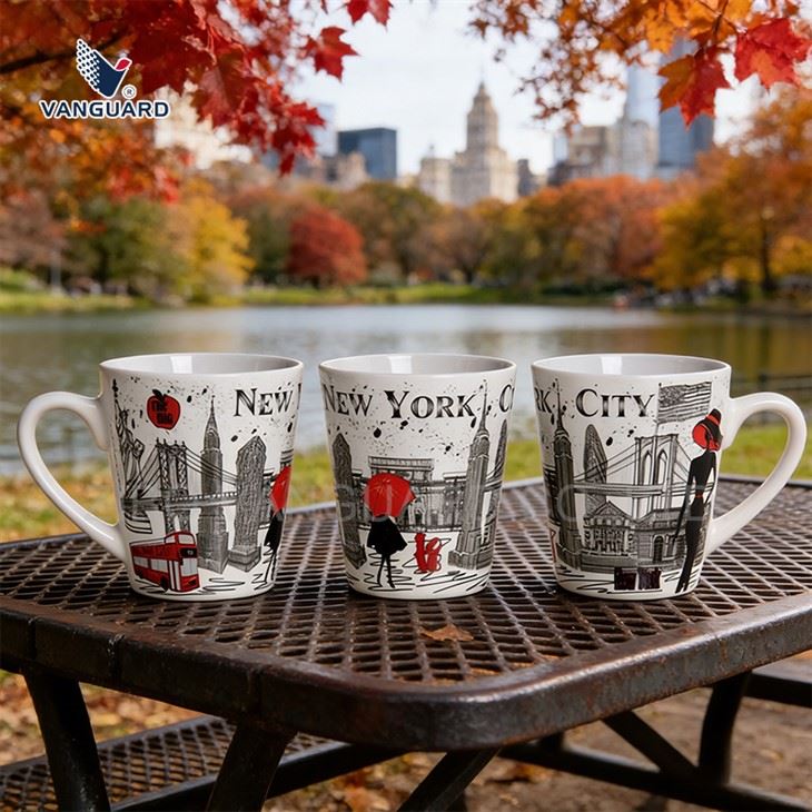 Souvenirs Ceramic V Shape Mugs Souvenirs Ceramic V Shape Mugs